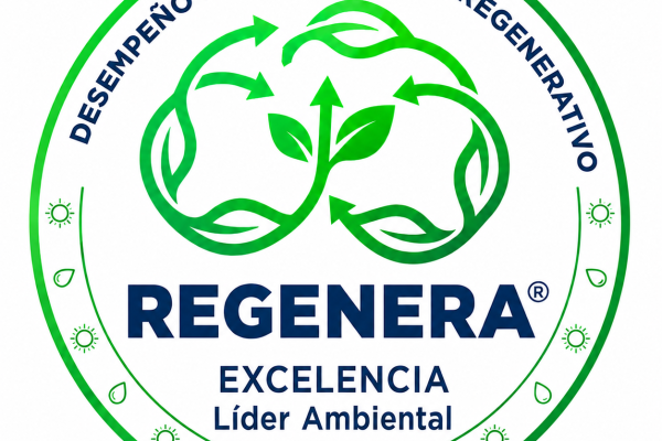 Distintivo REGENERA Nivel 4 Líder Ambiental